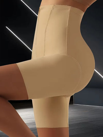 High-waisted shapewear boxer brief