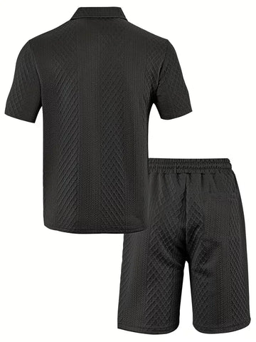Zomer kledingset met polo en shorts