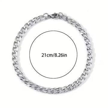 Minimalistische stalen armband