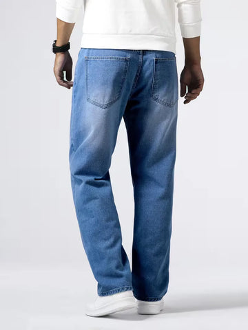 Loose fit jeans met vijf-pocket design