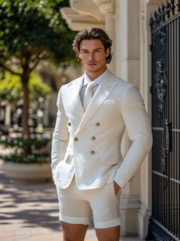 Colbert slim fit met dubbele knopen