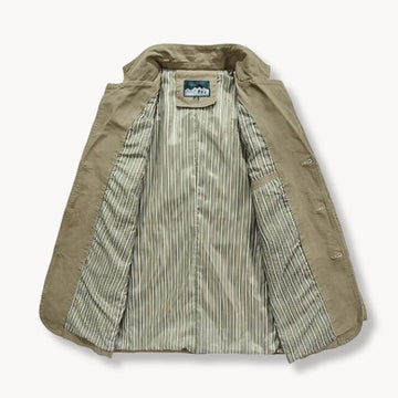 Getailleerde blazer met reverskraag en voorzakken