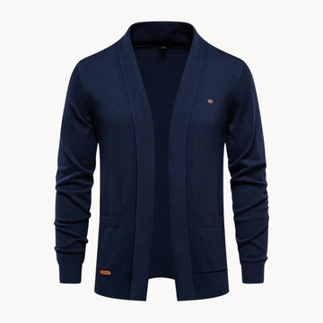Open cardigan met v-hals en lange mouwen