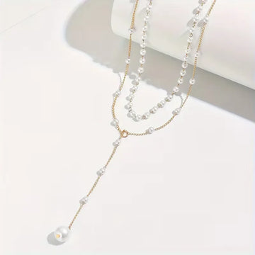 Ketting met faux parels