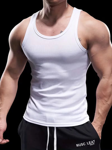 Tanktop slim fit ribbed