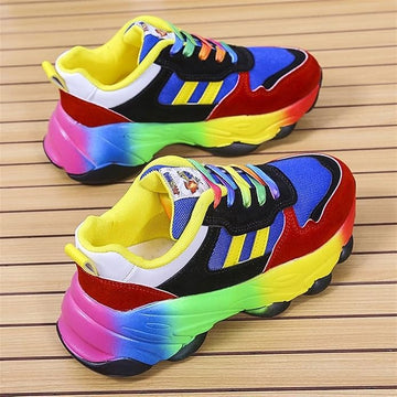 Eva | Comfortabele meerkleurige sneakers