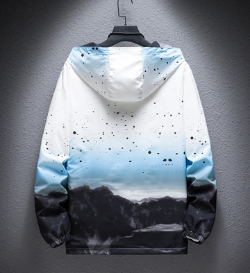 Finn | Winddichte Stijlvolle Jas in de kleur Wit voor heren in Outdoor stijl ideaal voor de herfst.