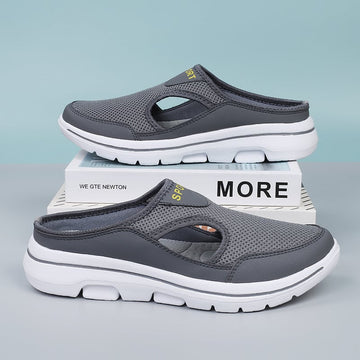 Alvaro's | Orthopedische Pantoffel in de kleur Grijs voor heren in stijl ideaal voor de winter