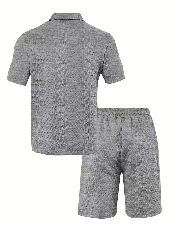 Zomer kledingset met polo en shorts