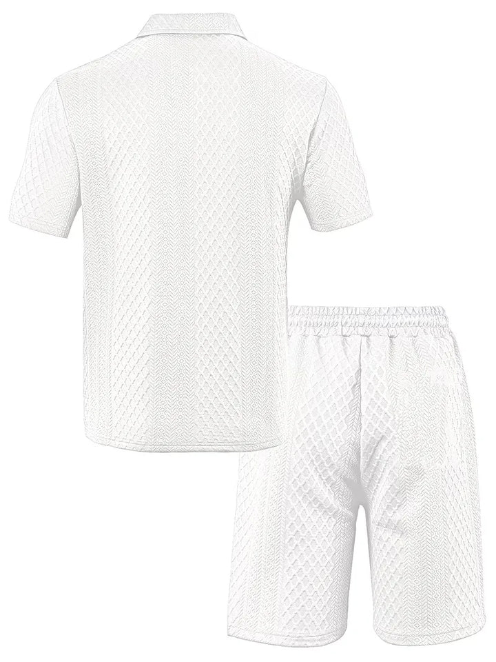 Zomer kledingset met polo en shorts