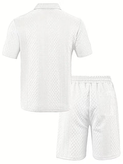 Zomer kledingset met polo en shorts