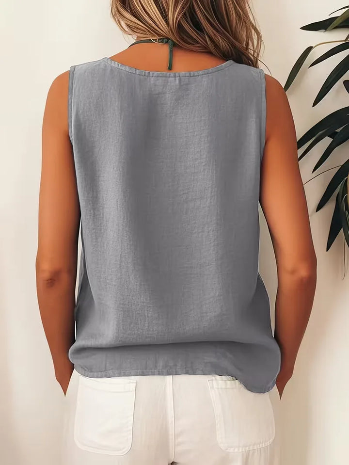 Bohemian dames blouse met knopen