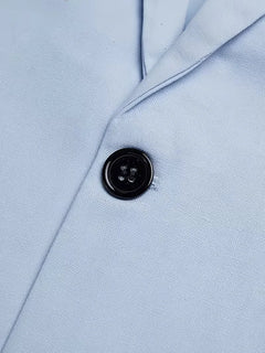 Lichtblauw slim fit pak