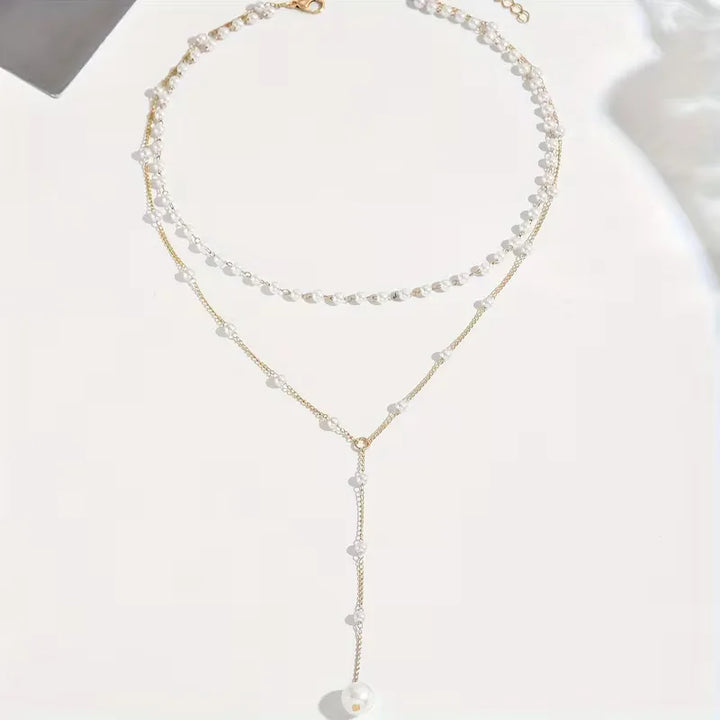 Ketting met faux parels