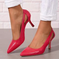 Stiletto met cut-out design