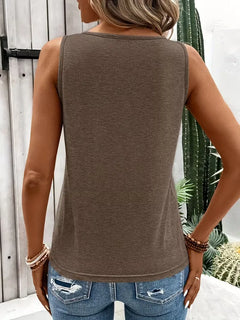 tanktop met ringdetail
