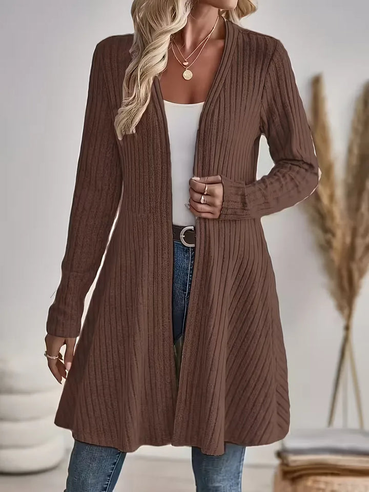 Zwarte cardigan met V-hals