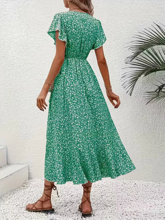 Wikkeljurk met bloemen