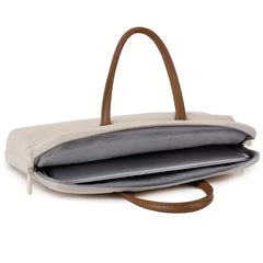 Laptoptas met voorvak en rits