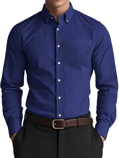 Casual overhemd met mandarin collar