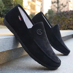 Loafers met corduroy bovenkant