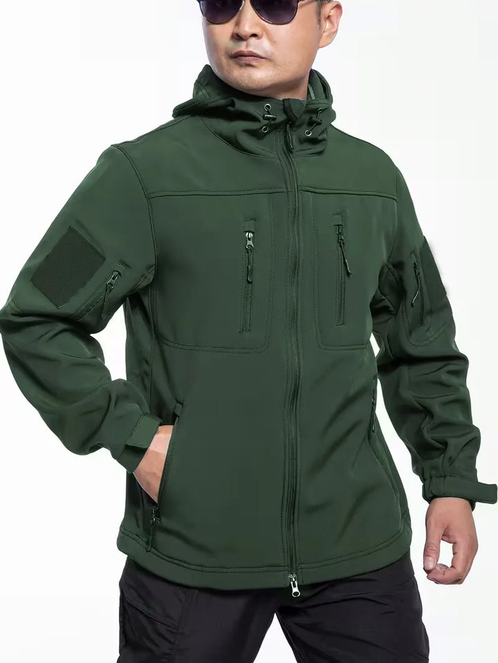 Parka met fleece voering