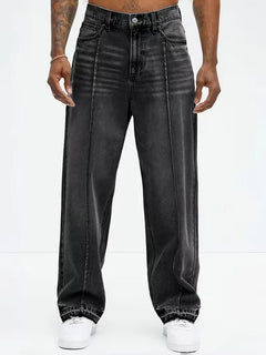 Loose fit jeans met vijf-pocket styling