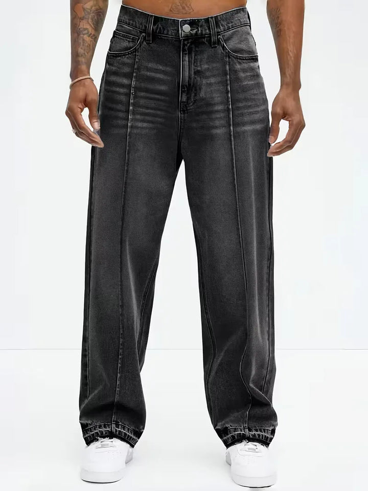 Loose fit jeans met vijf-pocket styling