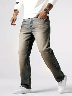 Loose fit jeans met vijf zakken