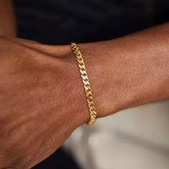 Armbanden set met Cuban link en rope chain