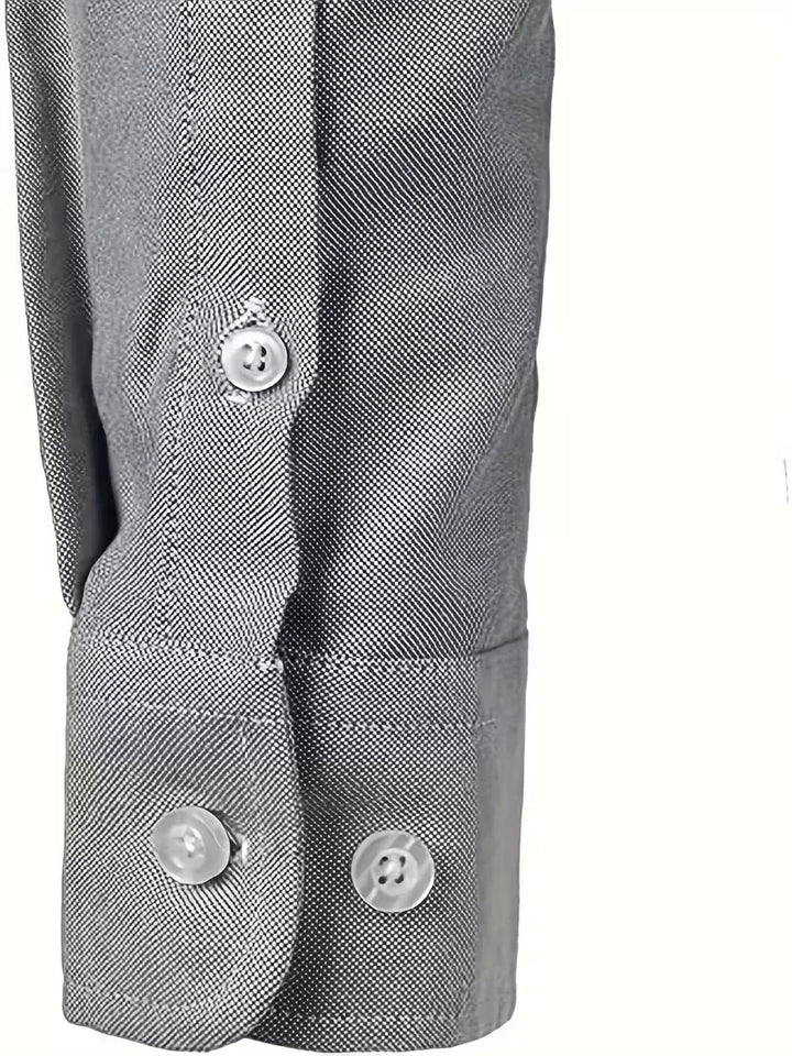 Casual overhemd met mandarin collar