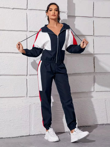 Lounge set met capuchon