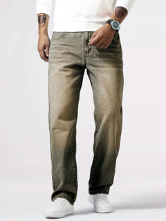 Loose fit jeans met vijf zakken