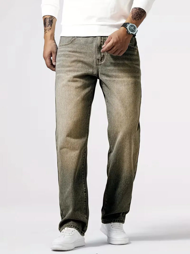 Loose fit jeans met vijf zakken