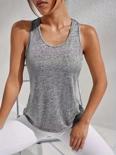 Sporttop met racerback en mesh