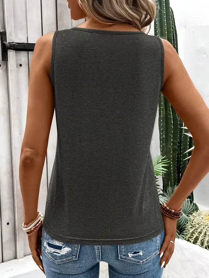 tanktop met ringdetail