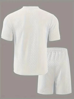 Zomer kledingset met jacquard patroon