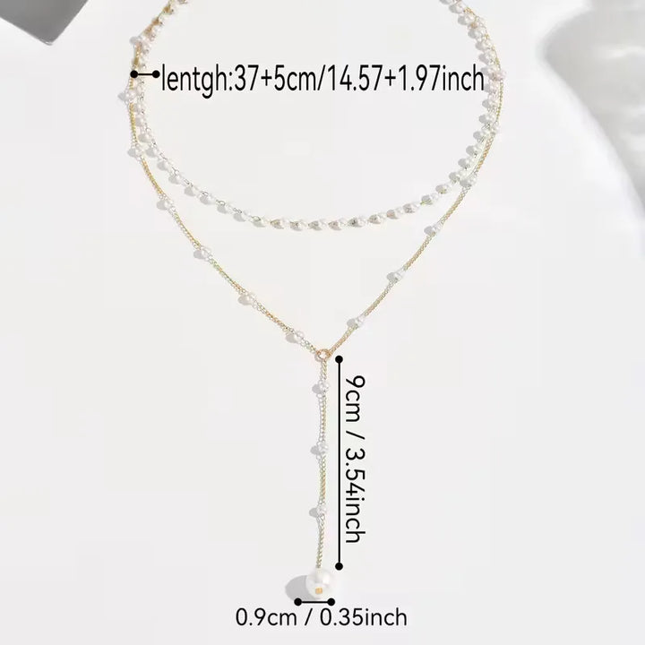 Ketting met faux parels