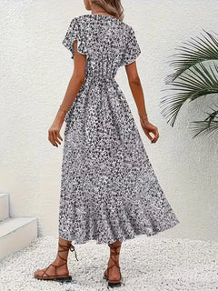 Wikkeljurk met bloemen