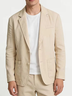Blazer met notched lapel