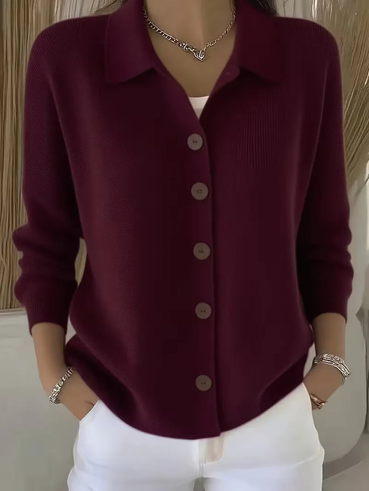 cardigan met V-hals