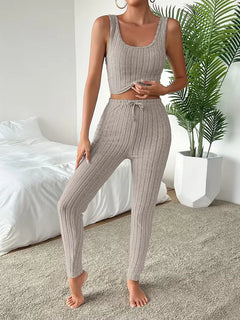 Driedelige set met cardigan