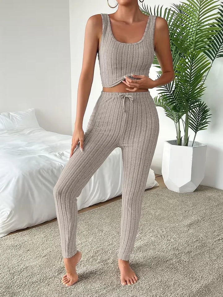 Driedelige set met cardigan