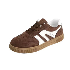 Lage sneaker met suède bovenwerk