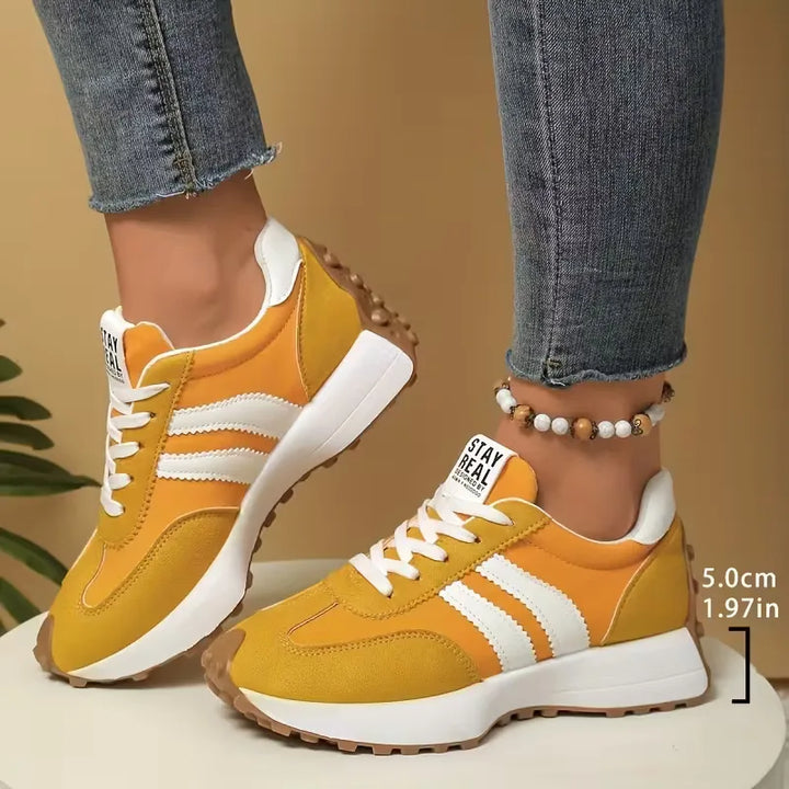 Platform sneakers met dikke zool