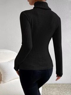 Longsleeve ribbed turtleneck
