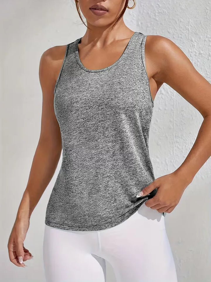Sporttop met racerback en mesh