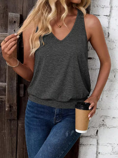 tanktop met V-hals