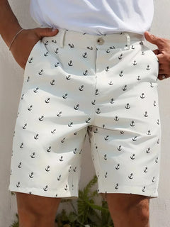 Shorts met ankerpatroon