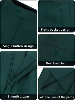 Drie-delig slim fit pak